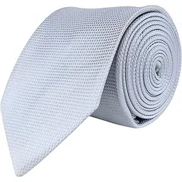 peluche Kovove Grey Checkered Neck Tie For Men-picture-25