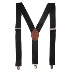 PELUCHE Men Black Solid Suspenders image 1