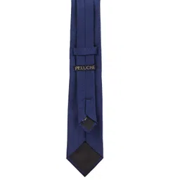PELUCHE Men Blue Solid Broad Tie image 3
