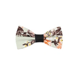 PELUCHE Men Green & Brown Printed Bow Tie-picture-29