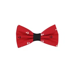 PELUCHE Men Red Printed Bow Tie-picture-34