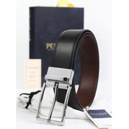 PELUCHE Men Textured Leather Reversible Formal Belt-picture-14