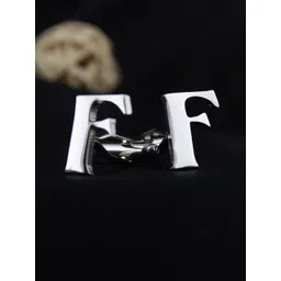 PELUCHE Silver-Toned Alphabet Cufflink-picture-17