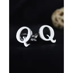 PELUCHE Silver-Toned Alphabet Cufflink-picture-37