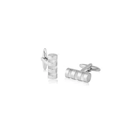 PELUCHE Silver-Toned Cylinder Cufflink-picture-31