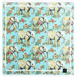 peluche TuskTales Blue Pocket Square for Men (14X14 inches)-picture-46