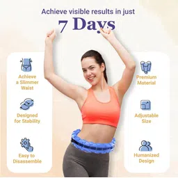 PENAHOLIC Smart Weighted Hula Hoop for Adults Weight Loss,Infinity Fitness Hoop Plus Size for Adult, 24 Detacheble Knots, Smart Exercise Equipment image 2