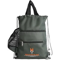 Penguin 14 Litre Drawstring Backpack Daypack Dori Bags Camouflage Gym Hiking Bag with Bottle Mesh Pocket-picture-44