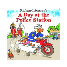 A Day at the Police Station Picture Book by Richard Scarry - English-image-36