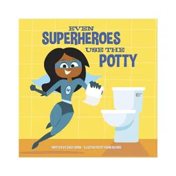Even Superheroes Use the Potty Board Book By Sara Crow - English-image-25
