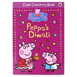 penguin random house Peppa Pig: Peppa's Diwali Copy Colouring Book - English-picture-37