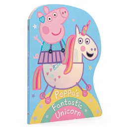 penguin random house Peppa Pig: Peppa's Fantastic Unicorn Shaped Board Book - English image 1