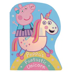 penguin random house Peppa Pig: Peppa's Fantastic Unicorn Shaped Board Book - English image 2