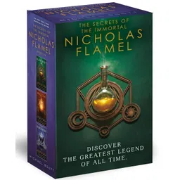 The Secrets of the Immortal Nicholas Flamel Story Book Set of 3 by Michael Scott - English-image-35