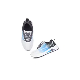 PENNEN Boys Blue Printed Mesh Loafers image 5