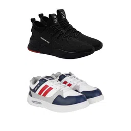 PENNEN Men Pair of 2 Running Non-Marking Shoes-picture-10