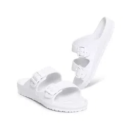 PENNEN Men Slider Flip Flops With Buckle Detailed-picture-18