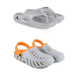 PENNEN Pack Of 2 Clogs & Thong Flip-Flops-picture-36