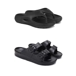 PENNEN Pack Of 2 Sliders & Thong Flip-Flops-picture-34
