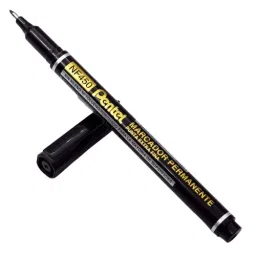 Pentel CD Marker Plastic Black 0.6 mm Tip Size for Home, School & Office Use, N450-picture-18