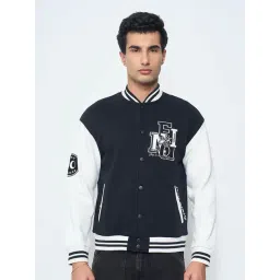 People By Pantaloons Black Boxy Fit Printed Sweatshirt-image-26