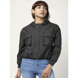 People by Pantaloons Black Comfort Fit Jacket-picture-16