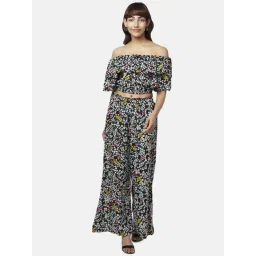 People by Pantaloons Black Printed Co-Ords Set-picture-43