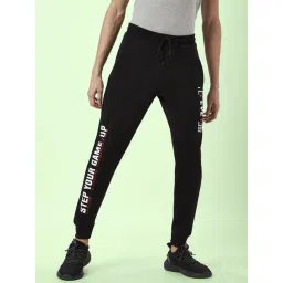 People by Pantaloons Black Regular Fit Printed Joggers-picture-45