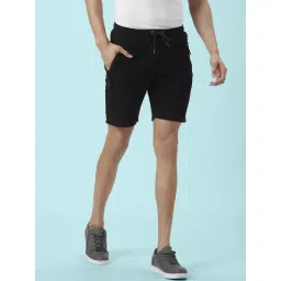 People By Pantaloons Black Regular Fit Shorts-picture-23