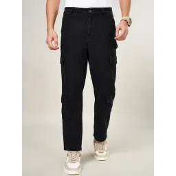 People By Pantaloons BlackLoose Fit Cargo Jeans-picture-10