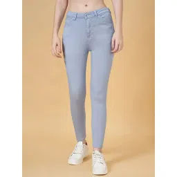 People by Pantaloons Blue Cotton Mid Rise Jeans-picture-35