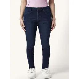 People by Pantaloons Blue Cotton Mid Rise Jeans-picture-32