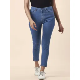 People by Pantaloons Blue Mid Rise Jeans-picture-12