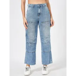 People by Pantaloons Blue Solid Jeans-picture-47