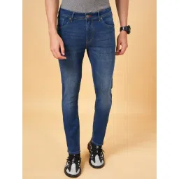 People by Pantaloons Dark Blue Slim Fit Jeans-picture-24