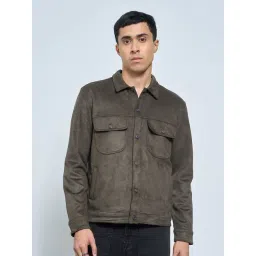 People By Pantaloons Green Relaxed Fit Jacket-picture-15