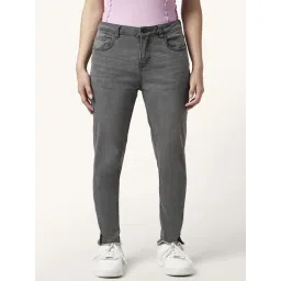People by Pantaloons Grey Cotton Mid Rise Jeans-picture-29
