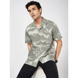 People by Pantaloons Lime Peel Cotton Relaxed Fit Shirts-picture-27