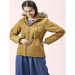 People by Pantaloons Mustard Comfort Fit Jacket-picture-28