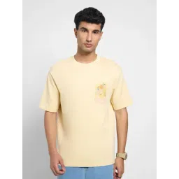 People by Pantaloons Peach Graphic T-Shirt-picture-10
