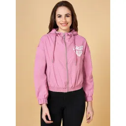 People by Pantaloons Pink Printed Jacket-image-33