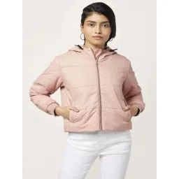 People by Pantaloons Pink Regular Fit Jacket-image-48