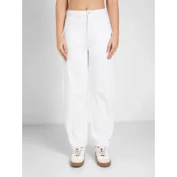 People By Pantaloons White Anti Fit Jeans-picture-39