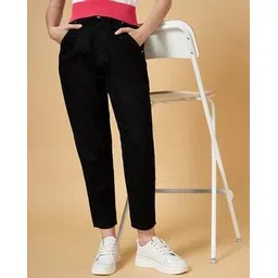 people by pantaloons Women Mid-Rise Straight Cotton Jeans-picture-37