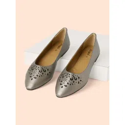 People by Pantaloons Women's Gun Metal Flat Ballets-picture-41