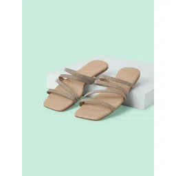 People by Pantaloons Women's Tan Casual Sandals-picture-36