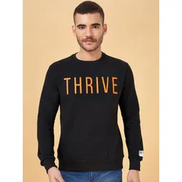 People Black Typography Printed Sweatshirt-picture-13