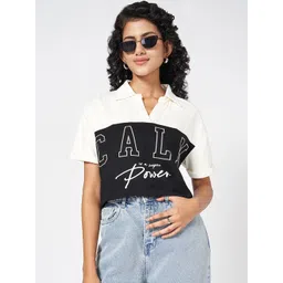 People Cotton Shirt Style Crop Top-picture-31