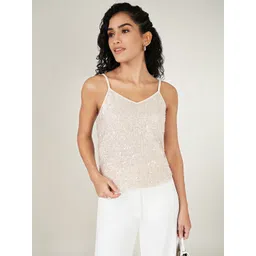 People Embellished Sequined Top-picture-37