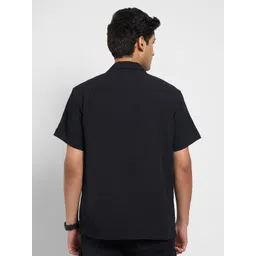 People Lapel Collar Slim Fit Casual Shirt image 2